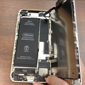 iPhone7　バッテリー交換