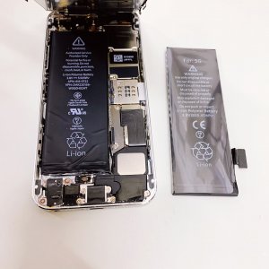 iphone5s バッテリー交換