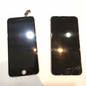 イオン新潟青山店ｉＰｈｏｎｅ６+パネル交換修理