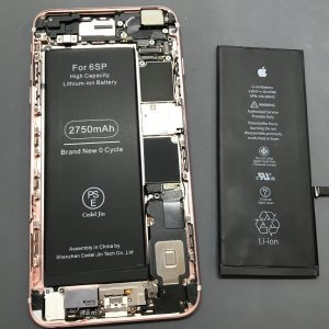 iPhone 6S Plus バッテリー交換
