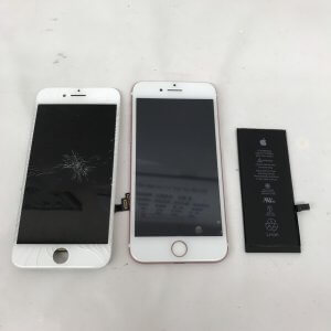 iPhone7 バッテリー＆パネル交換修理
