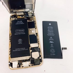 iphone6s バッテリー交換