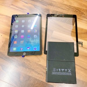 ipad air のデジタイザー＆バッテリー交換
