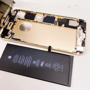 iPhone6SPlus バッテリー交換