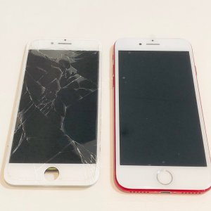 上越店 iPhone7 パネル交換