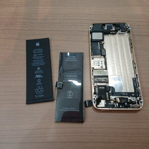 iPhoneSE バッテリー交換