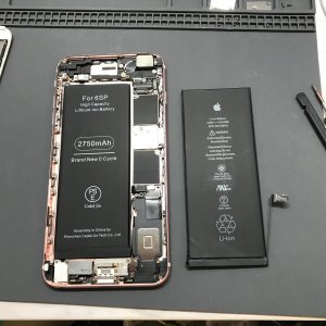 iPhone 6S Plus バッテリー交換