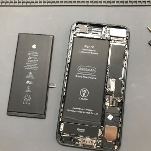iPhone 7Plus バッテリー交換