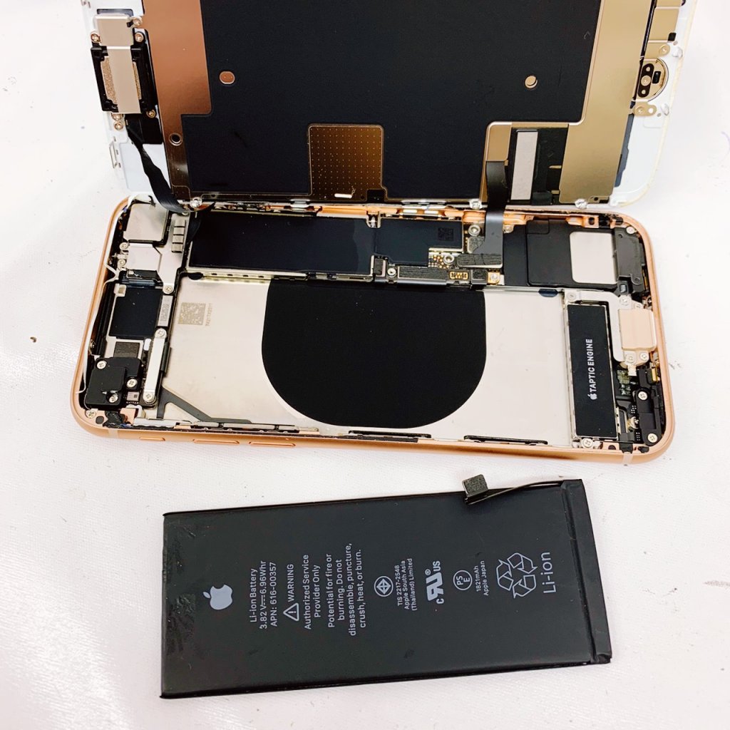 iphone8 バッテリー交換