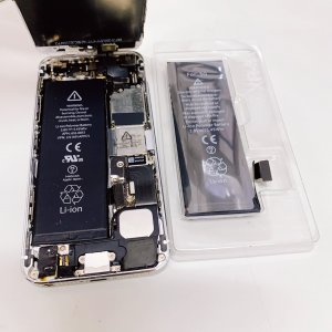 iphone5 バッテリー交換