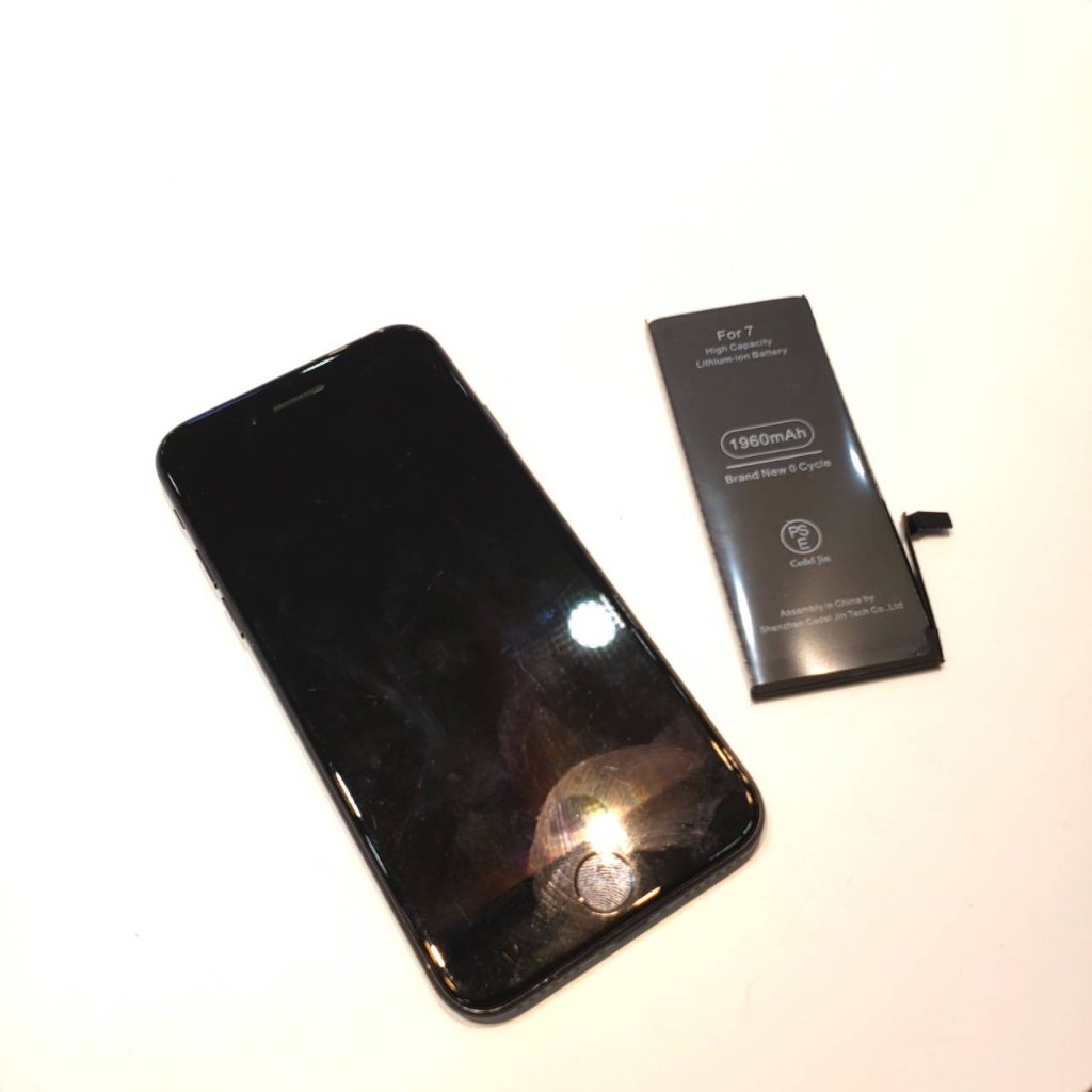 iPhone7バッテリー交換修理