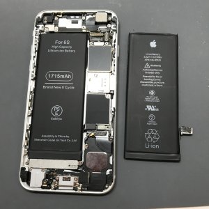 iPhone6　バッテリー交換