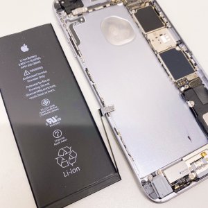 iphone6SPlus バッテリー交換