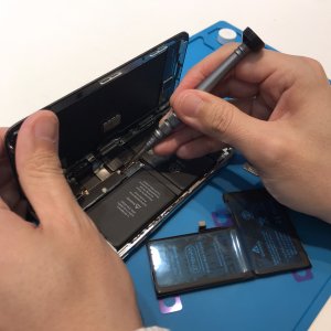 iPhoneX バッテリー交換修理