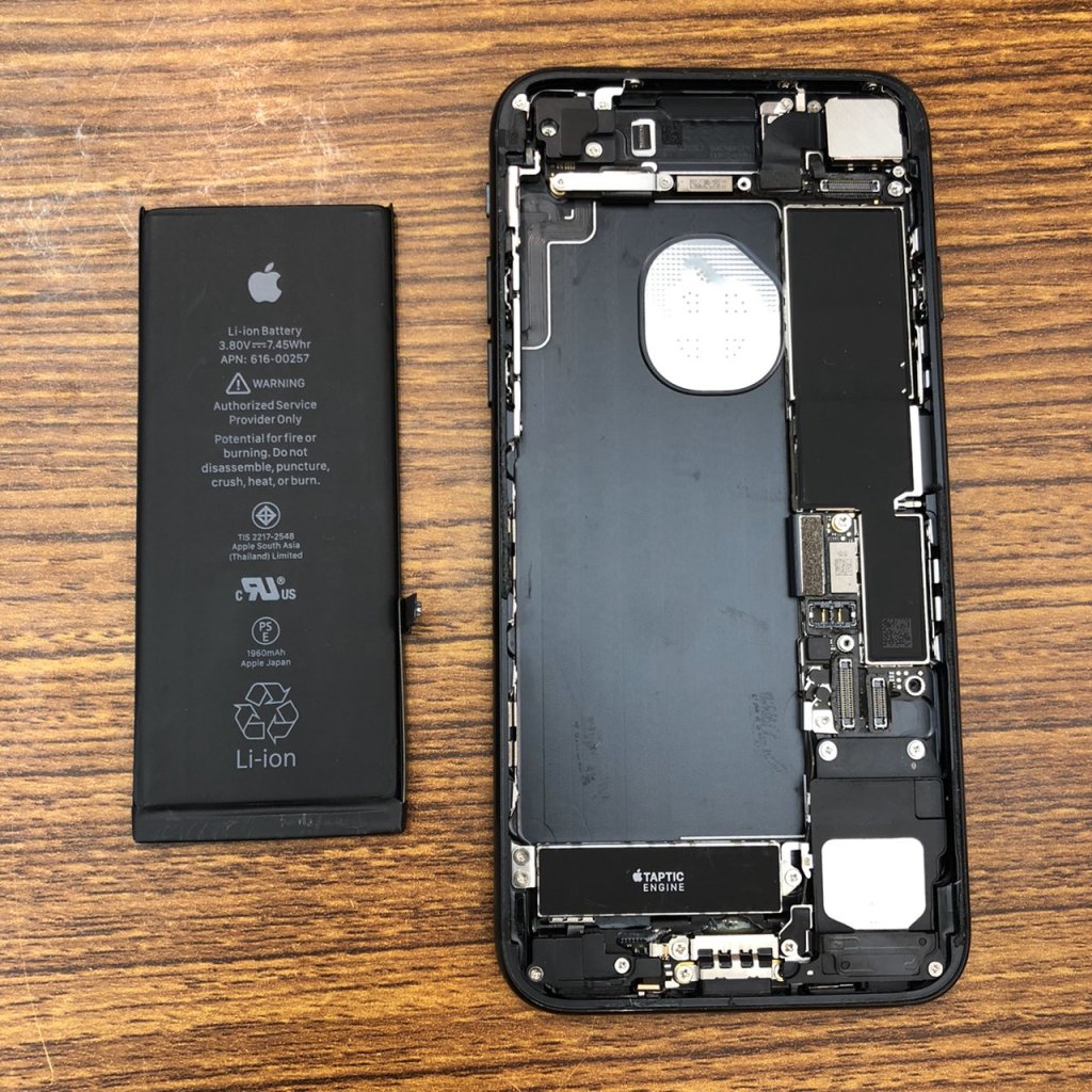 iPhone7 バッテリー交換