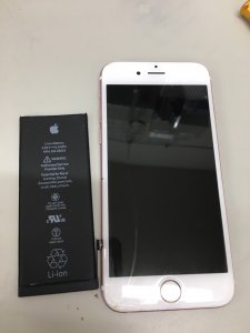 iphone6S バッテリー交換