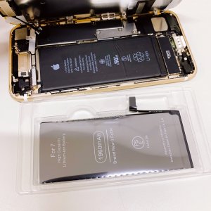 iphone7 バッテリー交換