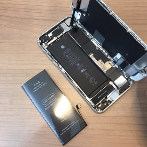 iPhone8 バッテリー交換