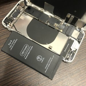 iPhone8 バッテリー交換修理