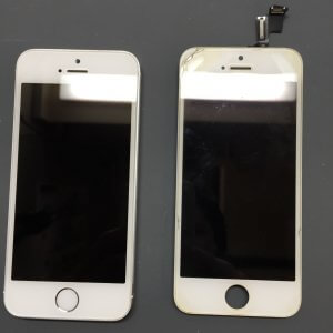 iPhone5 ガラスパネル交換