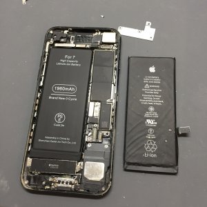 iphone7 バッテリー交換