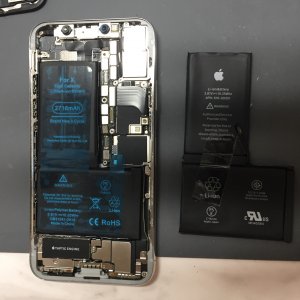 iPhoneX バッテリー交換