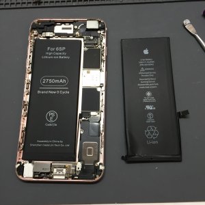 iPhone6s＋ バッテリー交換