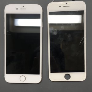 iPhone6　ガラスパネル交換