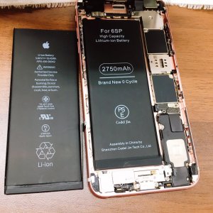 iPhone6SPlus バッテリー交換
