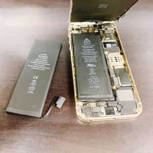 iphone5 バッテリー交換