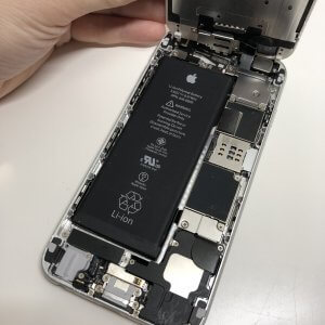 iPhone6バッテリー交換修理