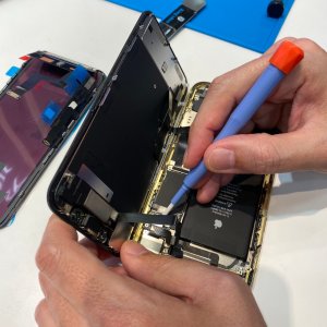 iPhoneXRのパネル修理
