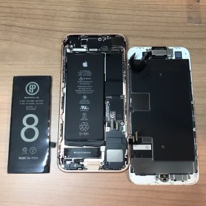 iPhone8 バッテリー交換