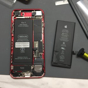 iPhone7 バッテリー交換