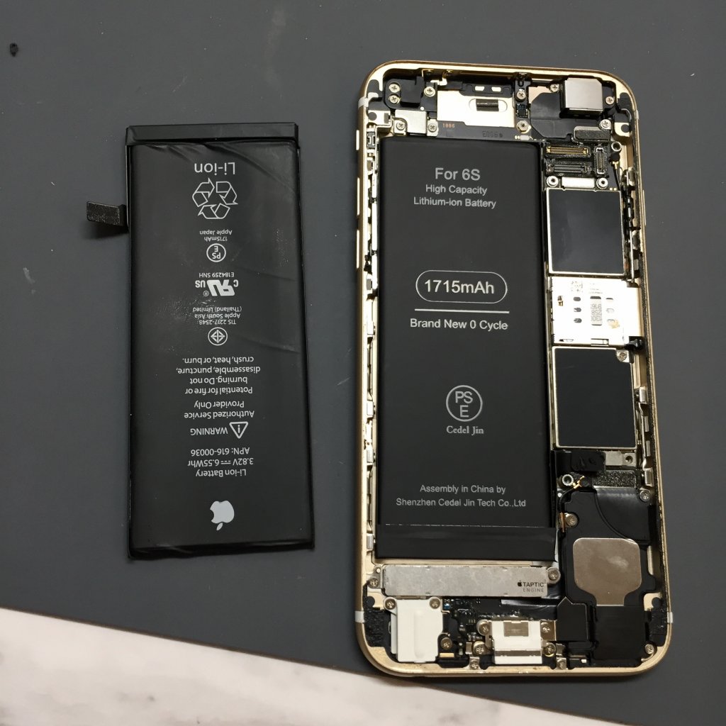 iPhone6S バッテリー交換