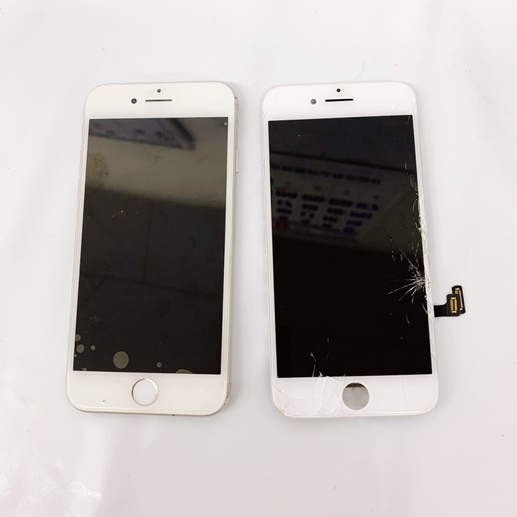 iphone7液晶交換&強化ガラス貼付け