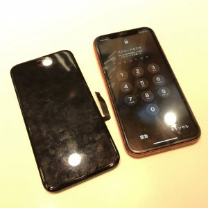 ｉＰｈｏｎｅ　ＸＲ液晶交換修理