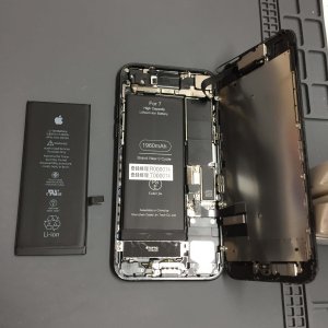 iPhone７　バッテリー交換