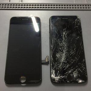 iPhone7　ガラスパネル交換