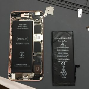 iPhone6SP バッテリー交換