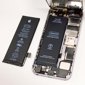 iPhone 5-SE バッテリー交換