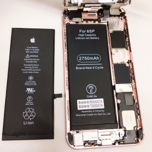 iPhone 6SPlus バッテリー交換