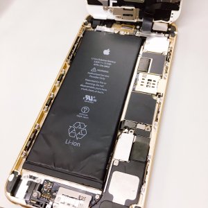 iPhone6plus バッテリー交換
