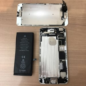iPhone6plus バッテリー交換