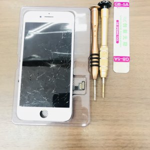 iPhone7 ガラスパネル交換