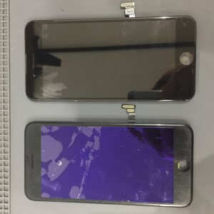 iPhone7Plus　ガラスパネル交換