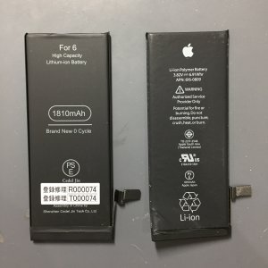 iPhone6　バッテリー交換