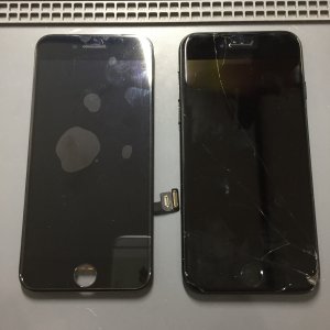 iPhone7　ガラスパネル交換