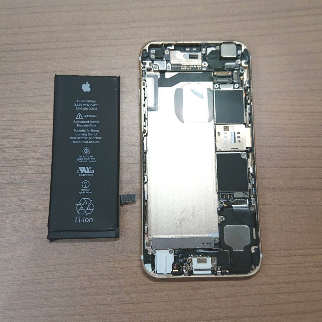 iPhone6s バッテリー交換