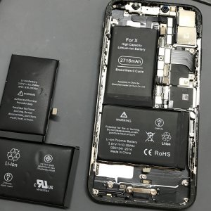 iPhoneX バッテリー交換